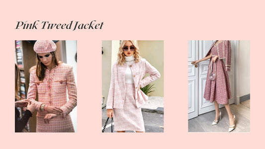 Tweed jacket trends winter 2023