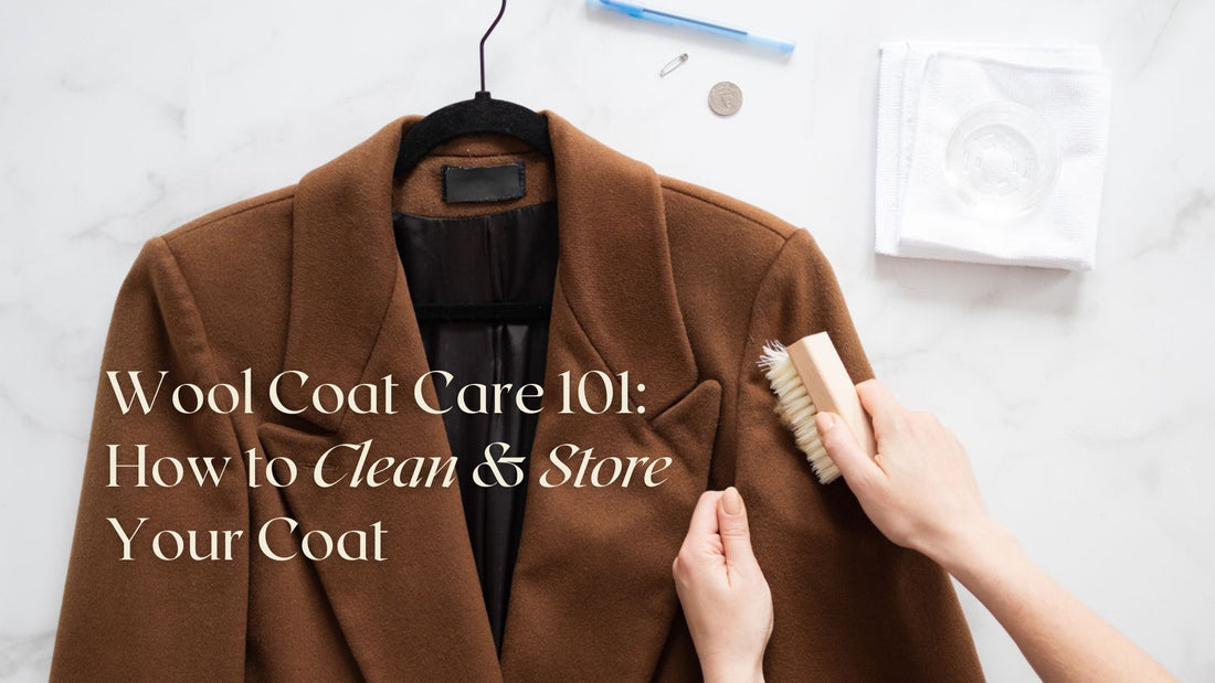 How to clean and store wool coats