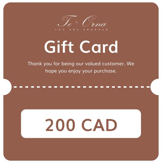 Te` Orna Gift Card