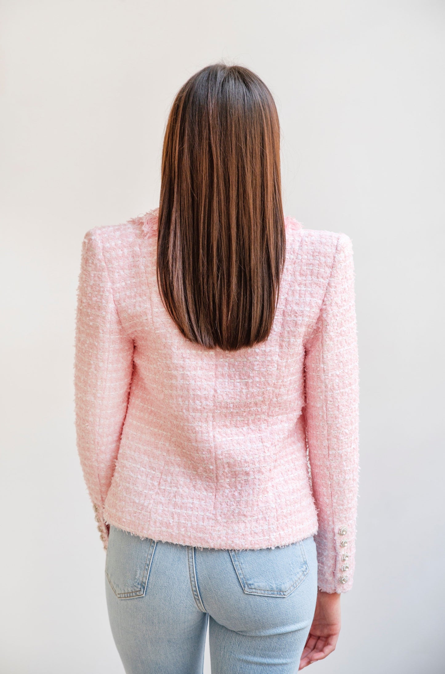 Pink Tweed Jacket