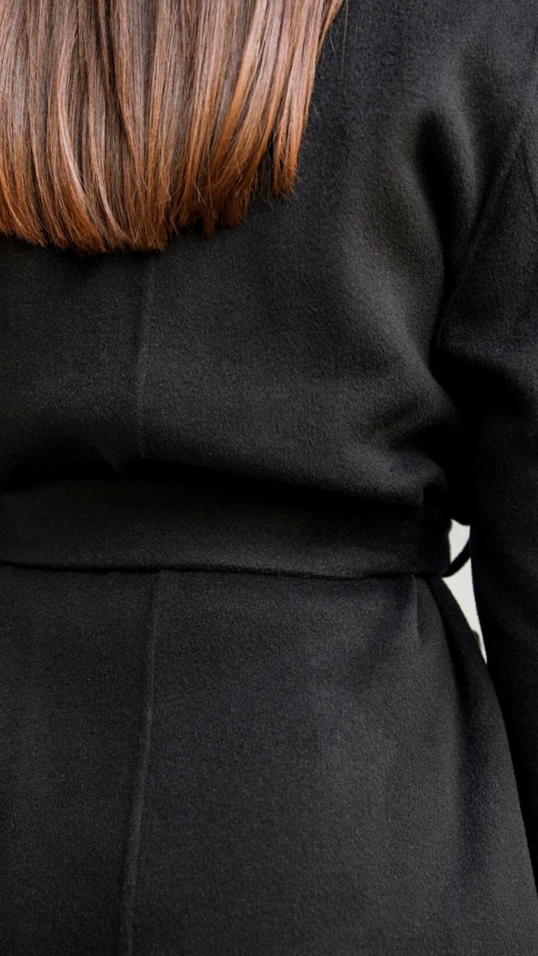 Black Cashmere Coat