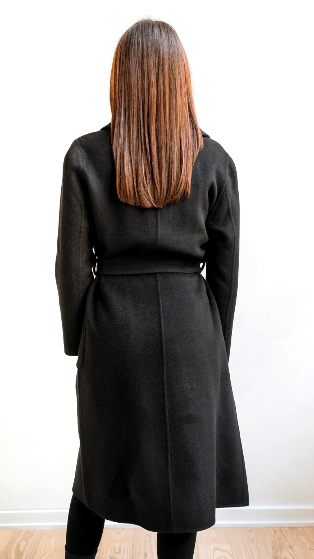 Black Cashmere Coat