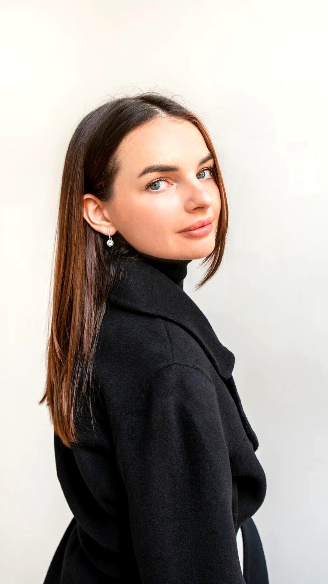 Black Cashmere Coat
