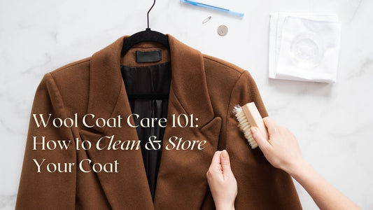 How to clean and store wool coats